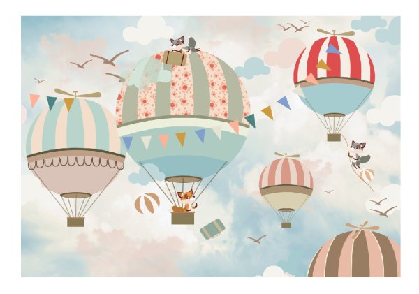 Фреска воздушный шар