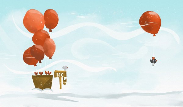 Фотофон с воздушными шарами