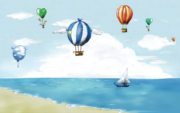 Обои с кругами для стен