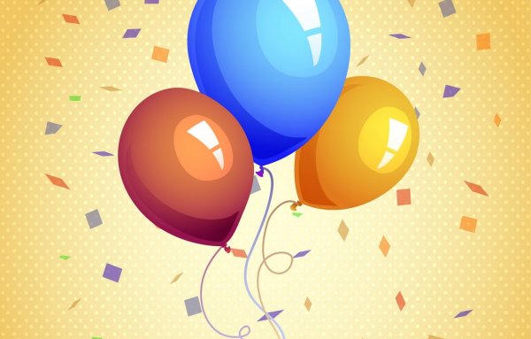 Воздушные шары на фоне гор