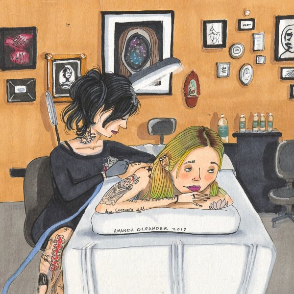 Художница Аманда Олеандр