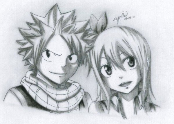 Люси Фейри Тейл рисунок