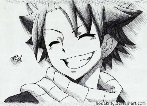 Срисовать аниме хвост феи