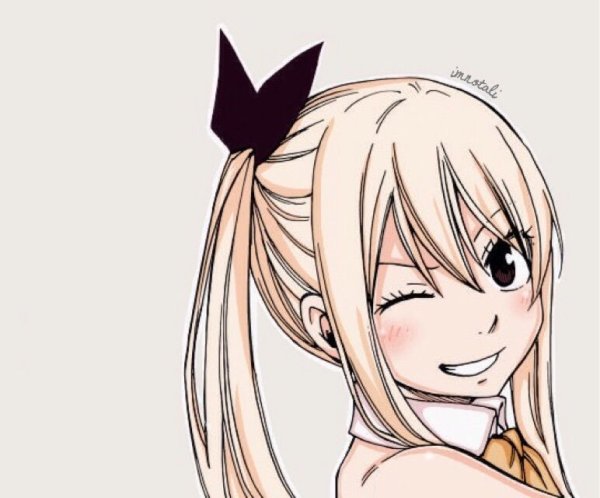 Люси Хартфилия аниме Манга