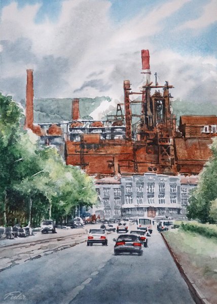 Яковлев Индустриальный пейзаж