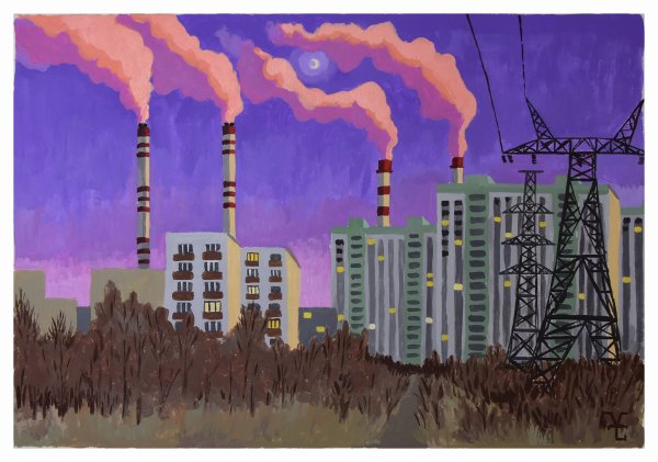 Метрогородок рисунок