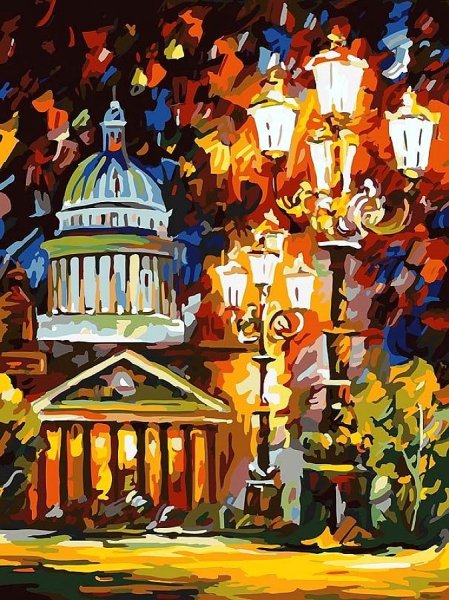 Леонид Афремов живопись Петербурга