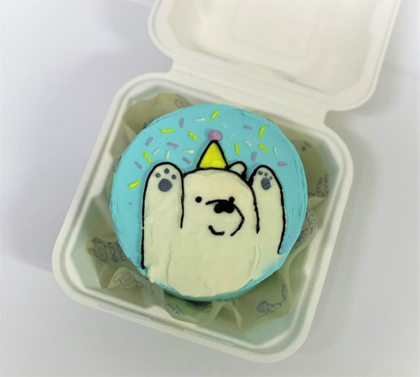 Бенто торт с медведем