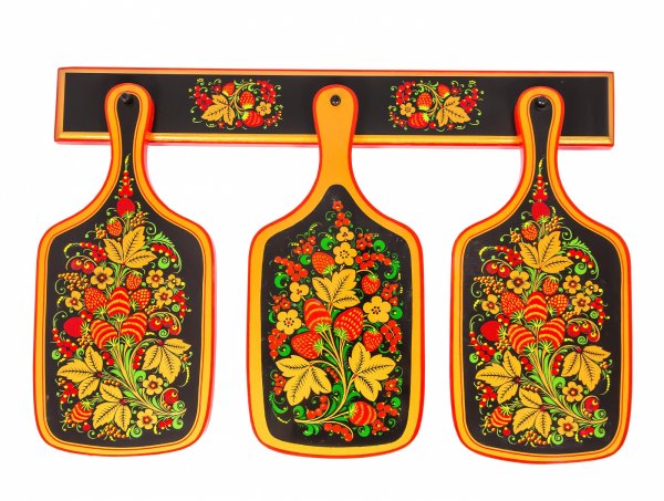 Хохломская роспись досочка