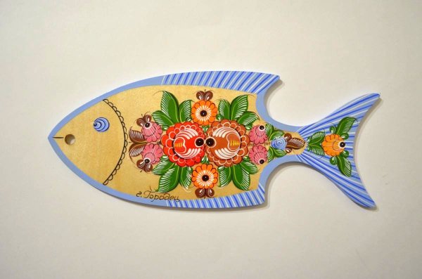 Городецкая роспись роспись разделочной доски