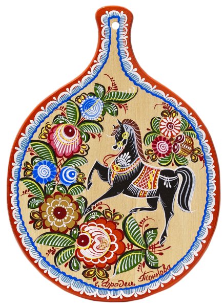 Городецкая роспись досочки
