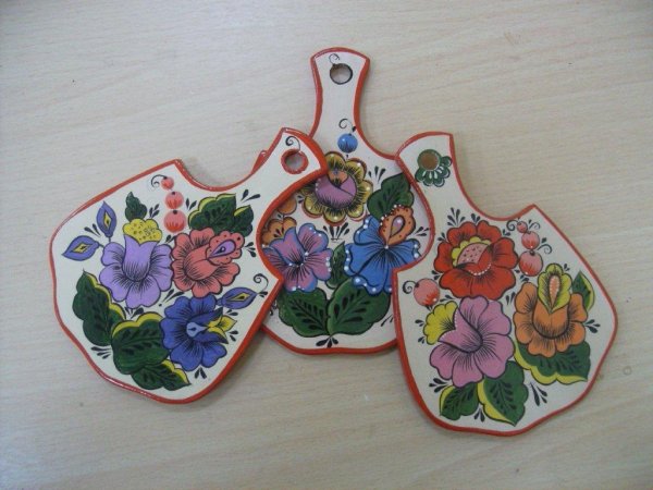 Роспись кухонной доски Полхов Майданская роспись детьми