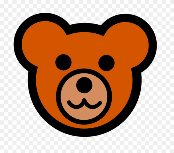 Контур морды мишки