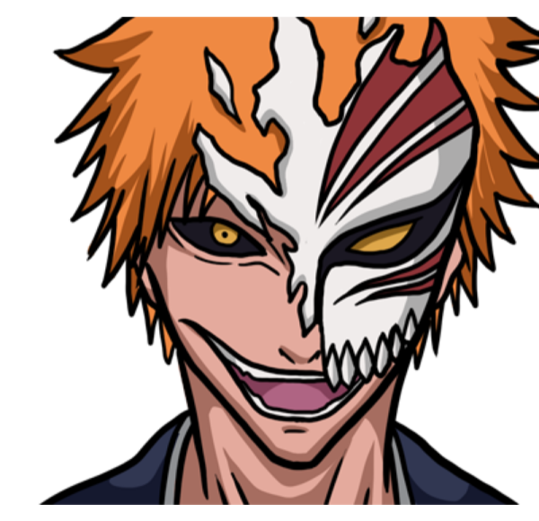 Блич Ичиго Куросаки в маске