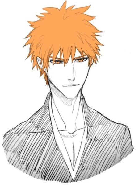 Ичиго Куросаки эскиз тату