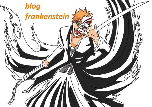 Ичиго Куросаки карандашом