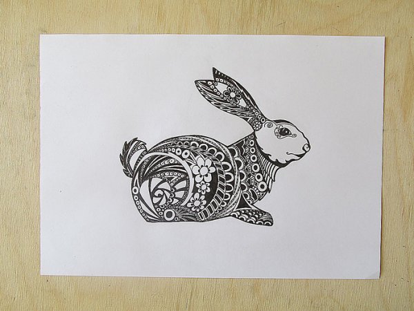 Стилизованный заяц