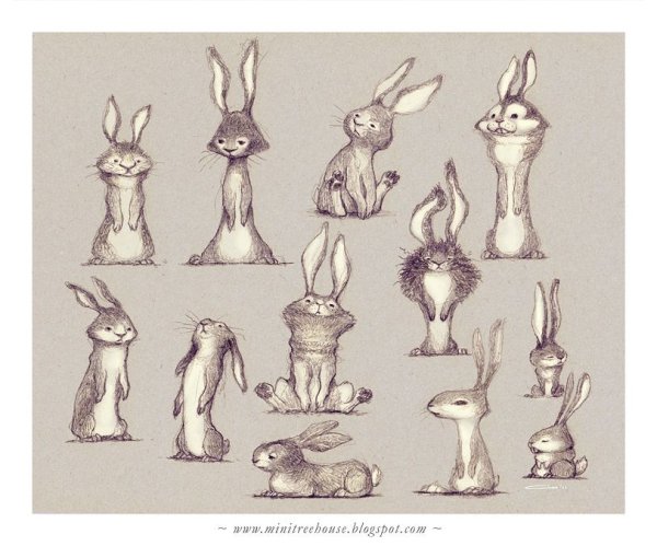 Кролик стилизация