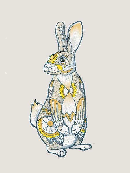 Геометрический кролик