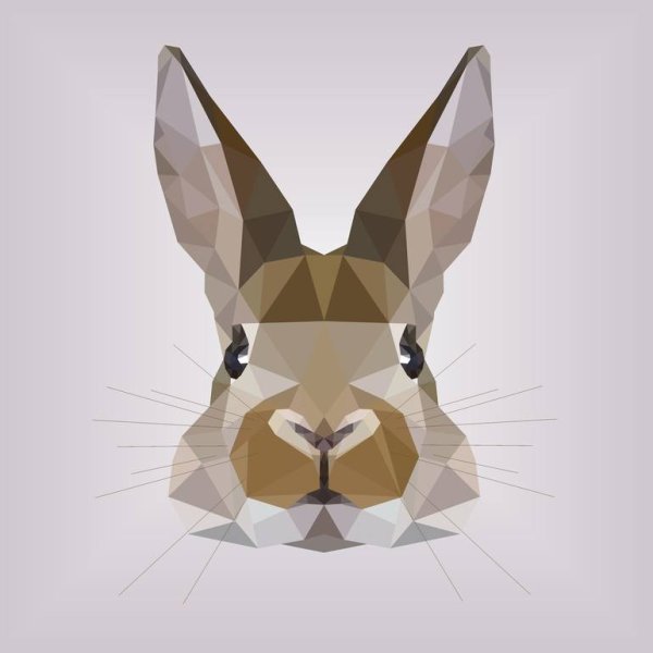 Стилизованный кролик