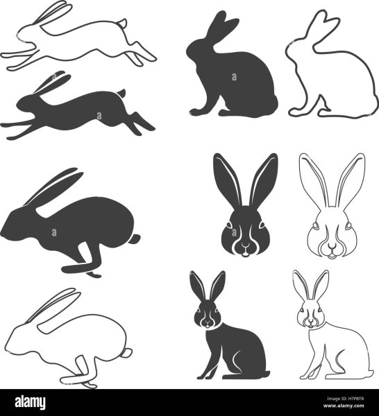 Стилизованный заяц