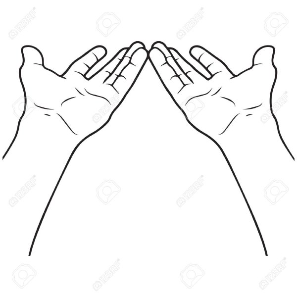 Две ладони Графика