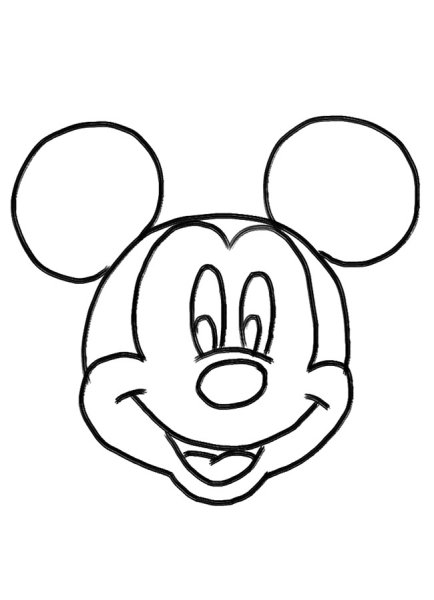 Микки Маус средний палец