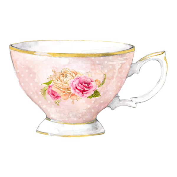 Чашка акварелью
