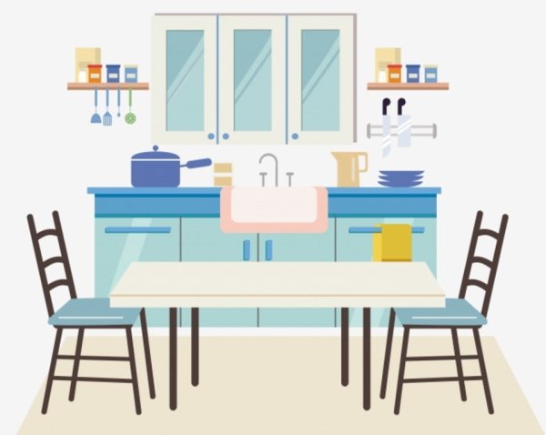 Кухня вектор