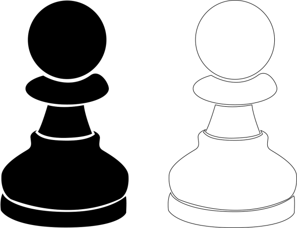 Шахматные фигуры для раскрашивания