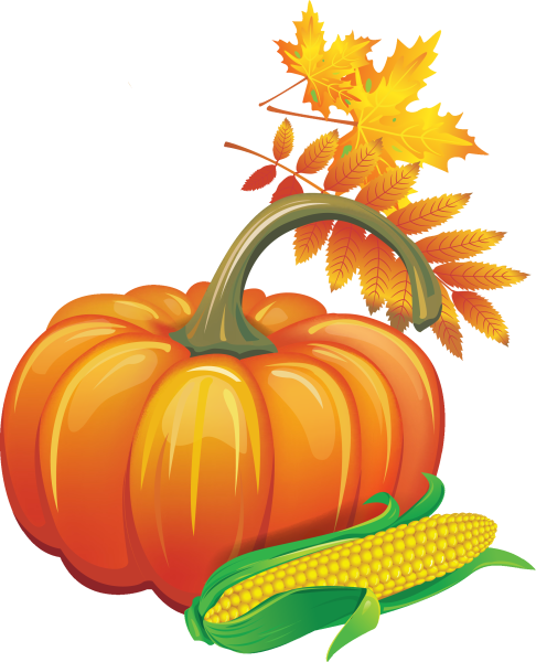 Осенние овощи на прозрачном фоне