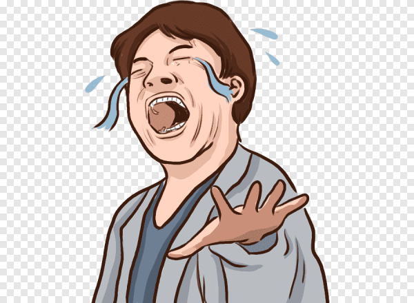 Плачущий человек без фона