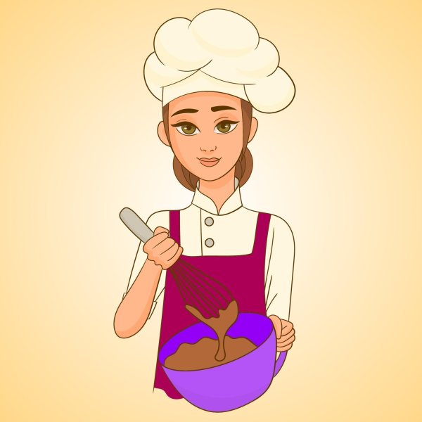Повар женщина для детей