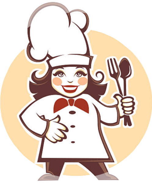 Повар девушка мульт