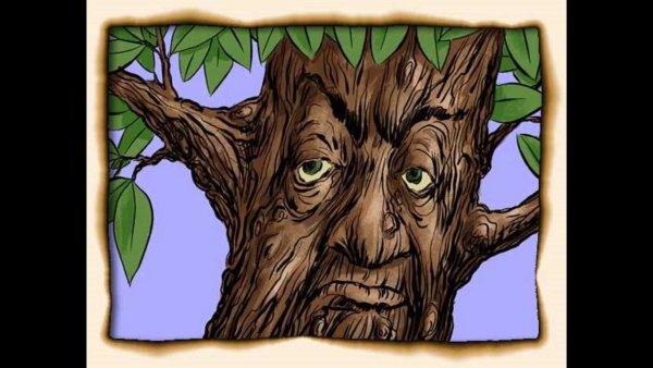 Дуб с лицом