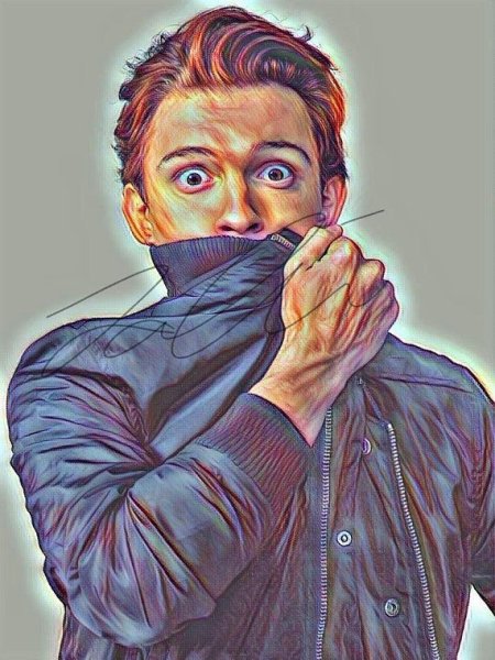 Том Холланд портрет