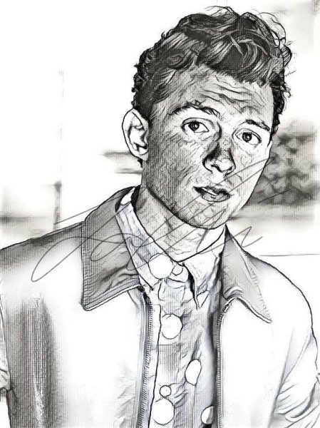 Том Холланд скетч