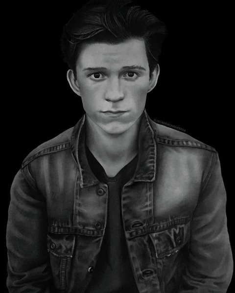 Tom Holland drawing