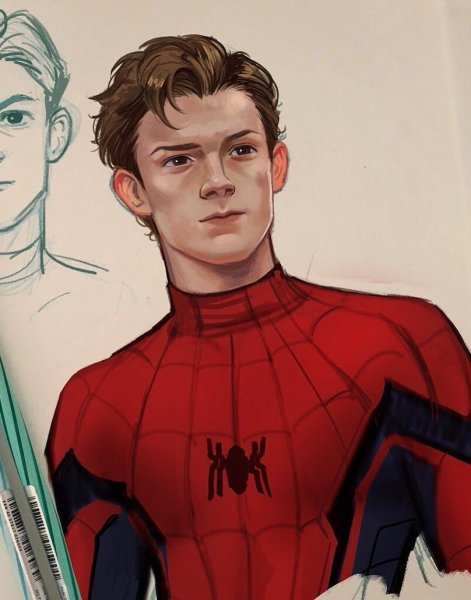 Питер Паркер том Холланд арт