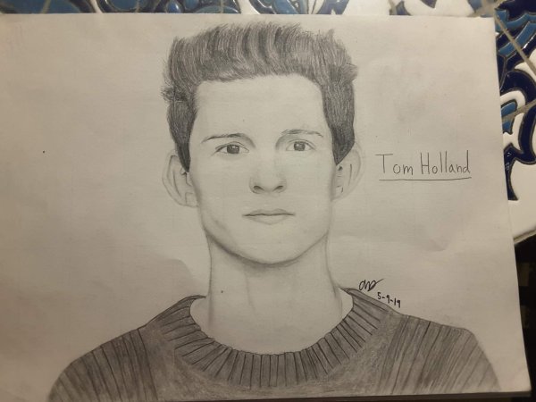 Портрет Тома Холланда