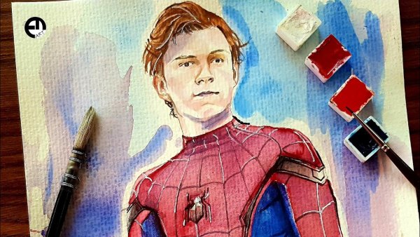 Питер Паркер том Холланд скетч