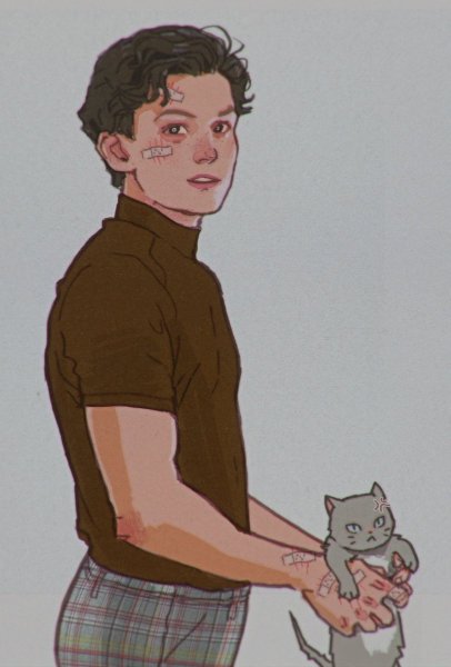 Том Холланд арт