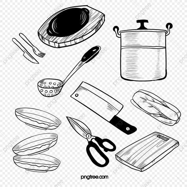Кухонная утварь иллюстрации