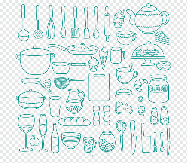 Кухонная утварь для вырезки