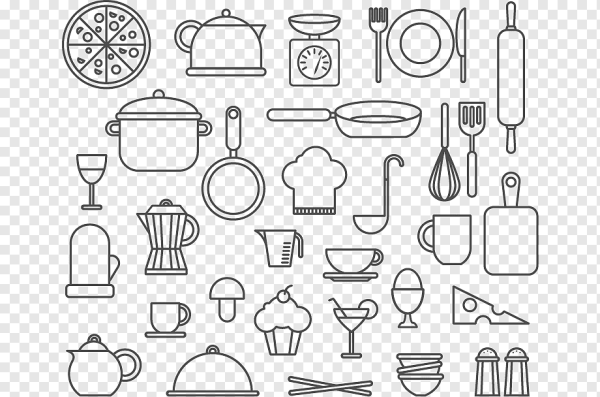 Кухонная утварь фон