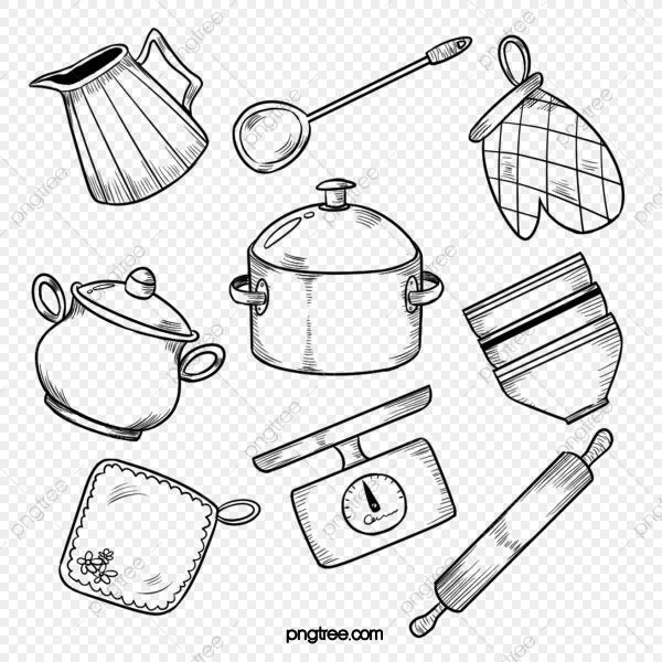 Кухонные приборы скетч