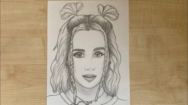 Рисунки для скетчбука девушки