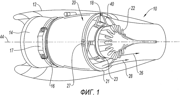 Устройство турбореактивного двигателя самолета схема