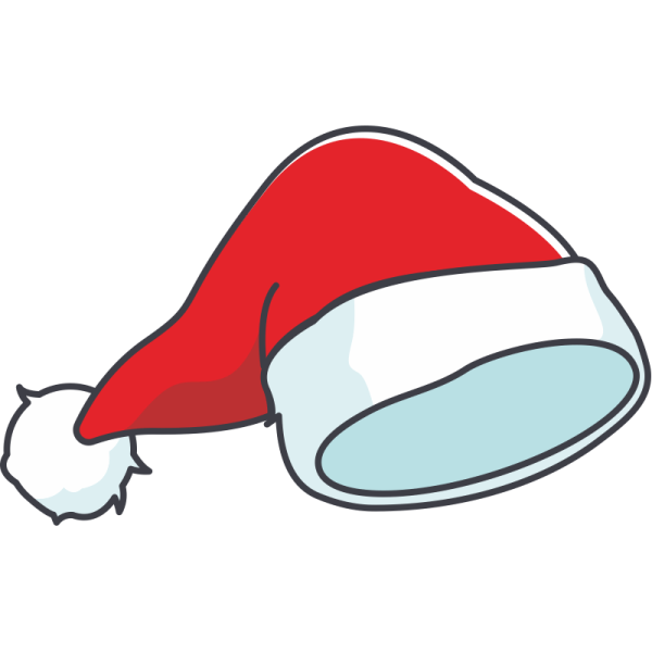 Шапка Деда Мороза круглая