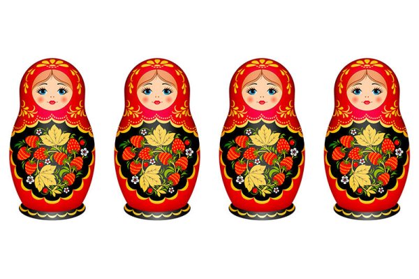 Матрешка Хохлома